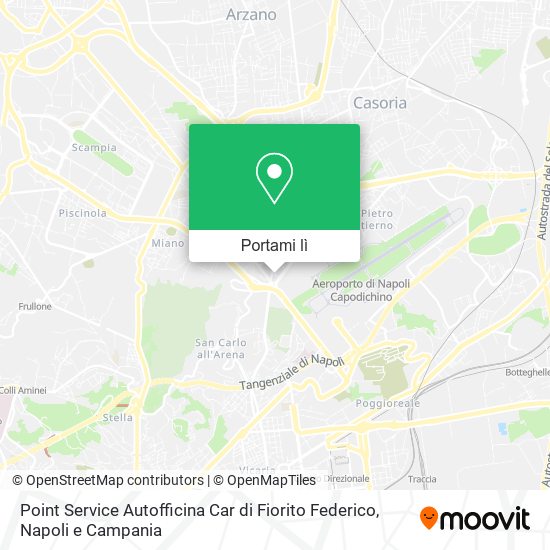 Mappa Point Service Autofficina Car di Fiorito Federico