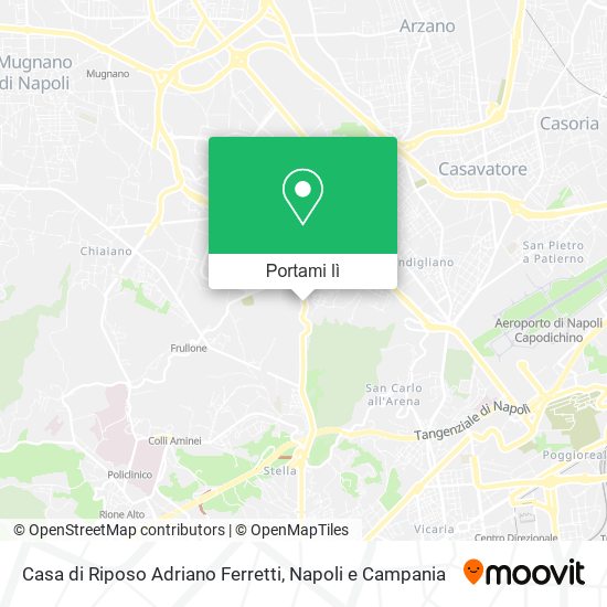 Mappa Casa di Riposo Adriano Ferretti