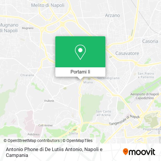 Mappa Antonio Phone di De Lutiis Antonio