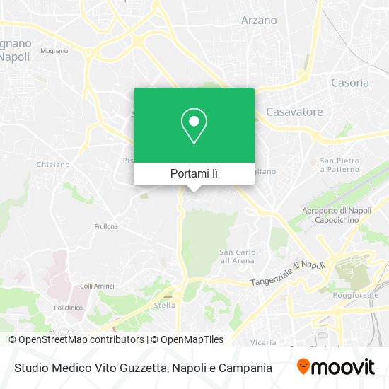 Mappa Studio Medico Vito Guzzetta