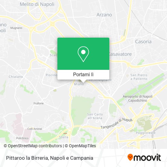 Mappa Pittaroo la Birreria