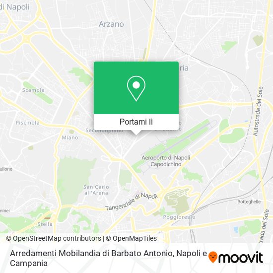 Mappa Arredamenti Mobilandia di Barbato Antonio