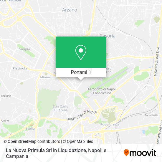 Mappa La Nuova Primula Srl in Liquidazione