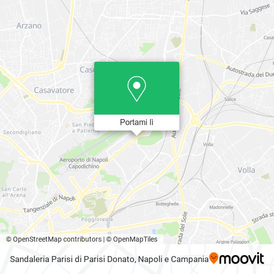 Mappa Sandaleria Parisi di Parisi Donato