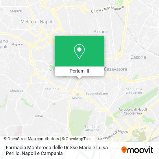 Mappa Farmacia Monterosa delle Dr.Sse Maria e Luisa Perillo
