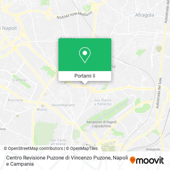 Mappa Centro Revisione Puzone di Vincenzo Puzone