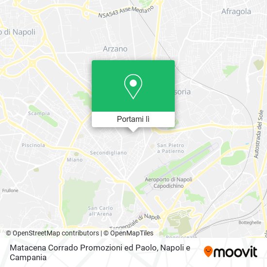 Mappa Matacena Corrado Promozioni ed Paolo