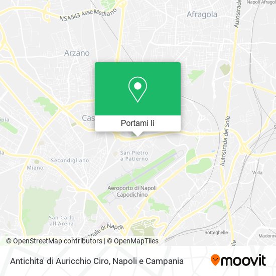 Mappa Antichita' di Auricchio Ciro
