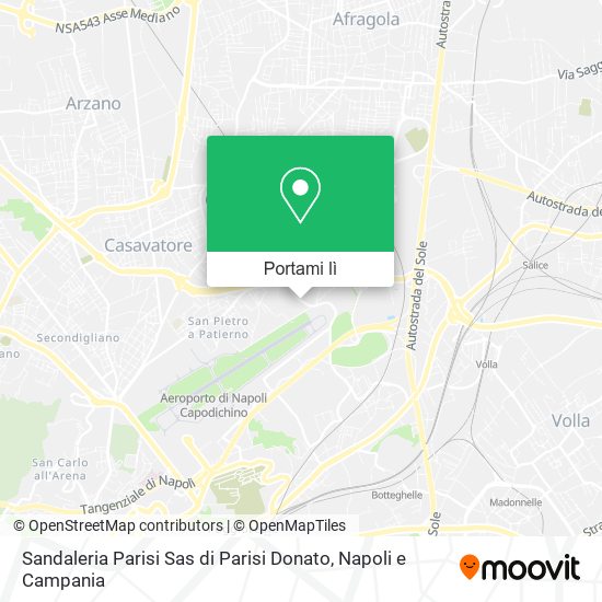 Mappa Sandaleria Parisi Sas di Parisi Donato
