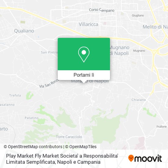 Mappa Play Market Fly Market Societa' a Responsabilita' Limitata Semplificata