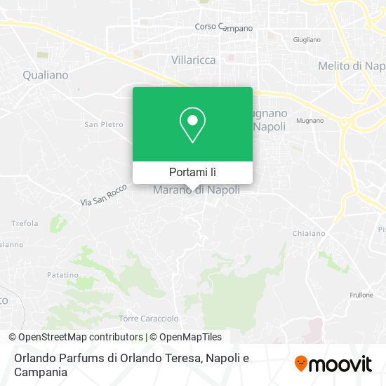Mappa Orlando Parfums di Orlando Teresa
