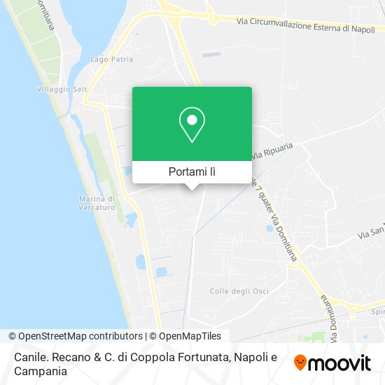 Mappa Canile. Recano & C. di Coppola Fortunata