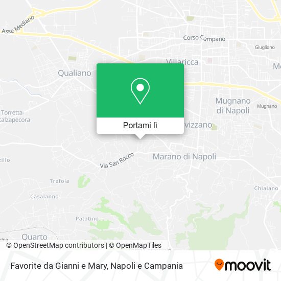 Mappa Favorite da Gianni e Mary