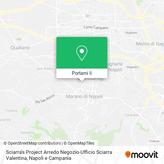 Mappa Sciarra's Project Arredo Negozio-Ufficio Sciarra Valentina