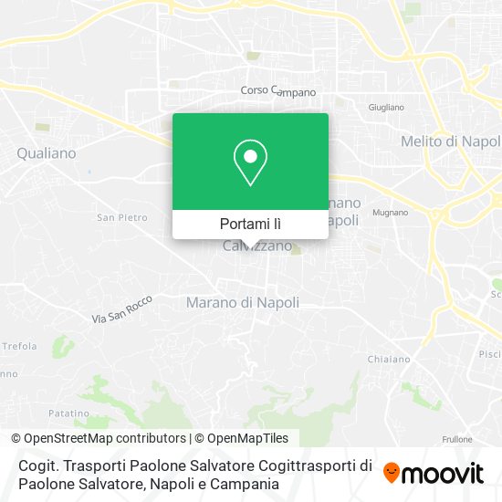 Mappa Cogit. Trasporti Paolone Salvatore Cogittrasporti di Paolone Salvatore
