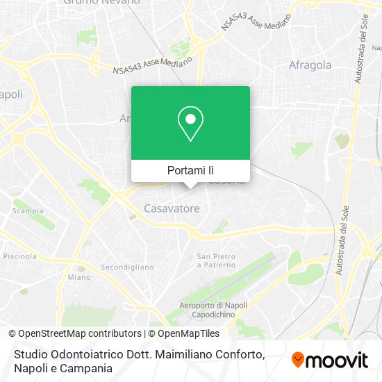 Mappa Studio Odontoiatrico Dott. Maimiliano Conforto