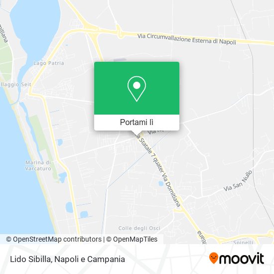 Mappa Lido Sibilla