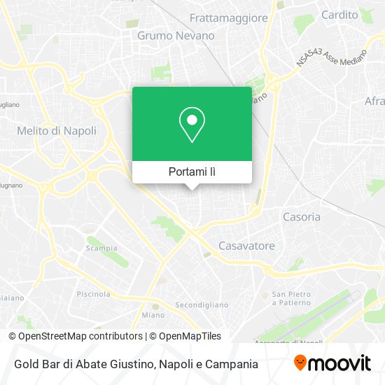 Mappa Gold Bar di Abate Giustino