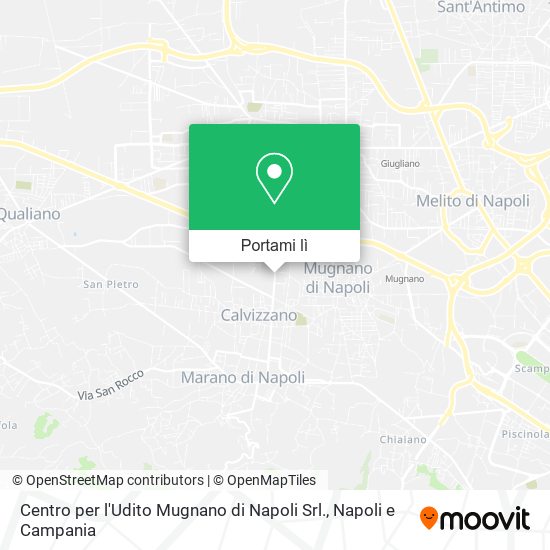 Mappa Centro per l'Udito Mugnano di Napoli Srl.