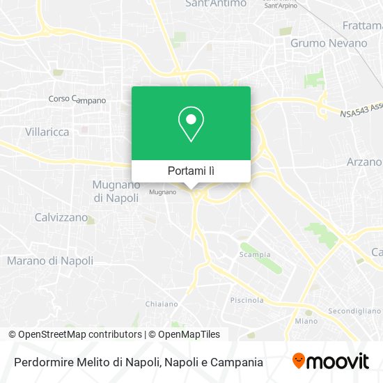 Mappa Perdormire Melito di Napoli