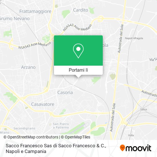 Mappa Sacco Francesco Sas di Sacco Francesco & C.