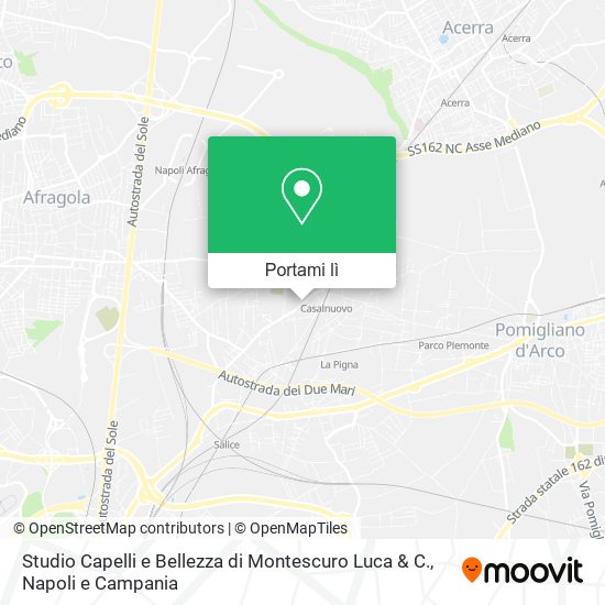 Mappa Studio Capelli e Bellezza di Montescuro Luca & C.
