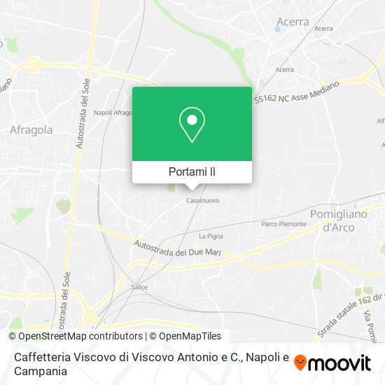 Mappa Caffetteria Viscovo di Viscovo Antonio e C.