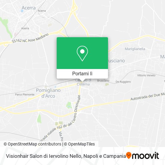 Mappa Visionhair Salon di Iervolino Nello