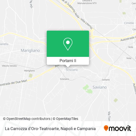 Mappa La Carrozza d'Oro-Teatroarte