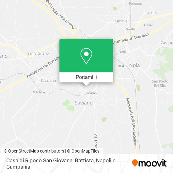 Mappa Casa di Riposo San Giovanni Battista