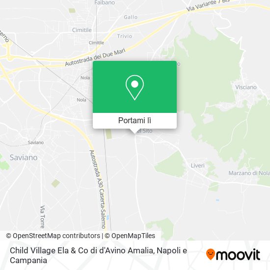Mappa Child Village Ela & Co di d'Avino Amalia