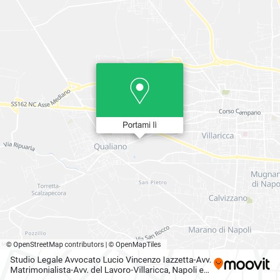 Mappa Studio Legale Avvocato Lucio Vincenzo Iazzetta-Avv. Matrimonialista-Avv. del Lavoro-Villaricca