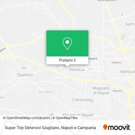Mappa Super Top Detersivi Giugliano