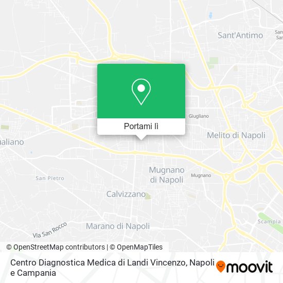 Mappa Centro Diagnostica Medica di Landi Vincenzo