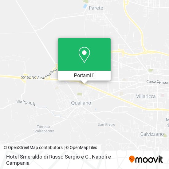 Mappa Hotel Smeraldo di Russo Sergio e C.