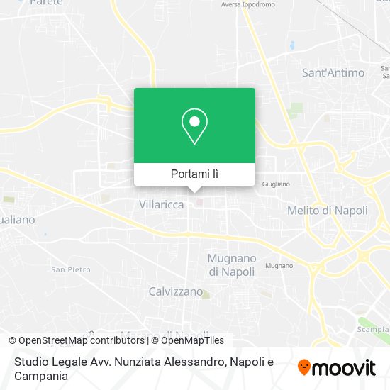 Mappa Studio Legale Avv. Nunziata Alessandro