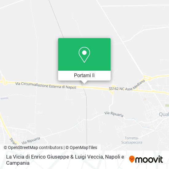 Mappa La Vicia di Enrico Giuseppe & Luigi Veccia