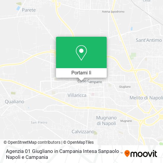 Mappa Agenzia 01 Giugliano in Campania Intesa Sanpaolo .