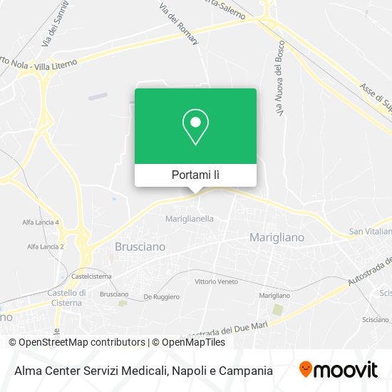 Mappa Alma Center Servizi Medicali