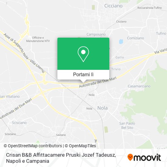 Mappa Crisan B&B Affittacamere Pruski Jozef Tadeusz