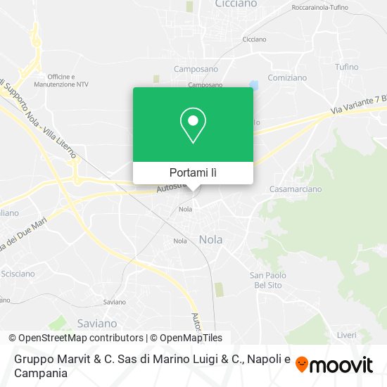 Mappa Gruppo Marvit & C. Sas di Marino Luigi & C.