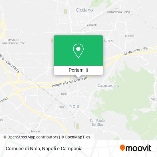 Mappa Comune di Nola