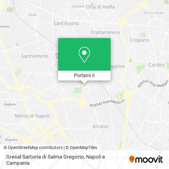 Mappa Gresal Sartoria di Salma Gregorio