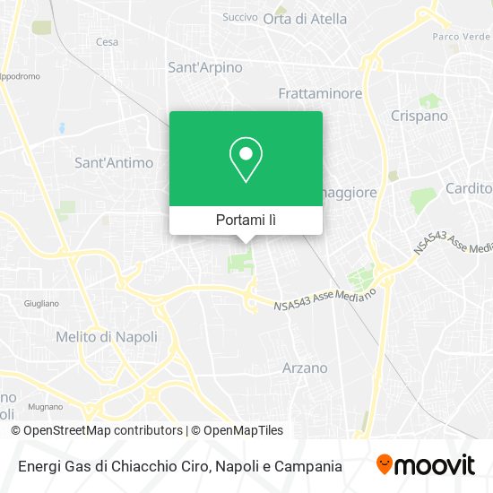 Mappa Energi Gas di Chiacchio Ciro