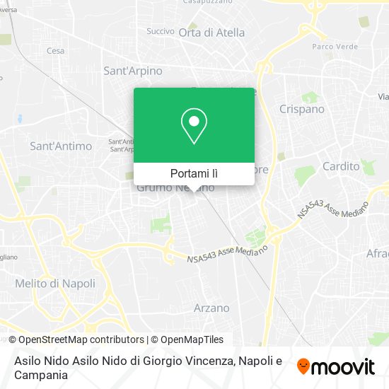 Mappa Asilo Nido Asilo Nido di Giorgio Vincenza