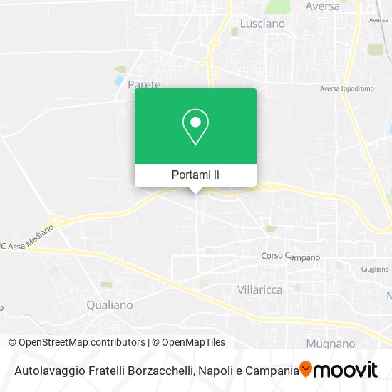 Mappa Autolavaggio Fratelli Borzacchelli