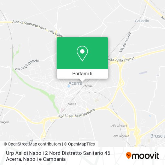 Mappa Urp Asl di Napoli 2 Nord Distretto Sanitario 46 Acerra