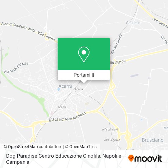 Mappa Dog Paradise Centro Educazione Cinofila