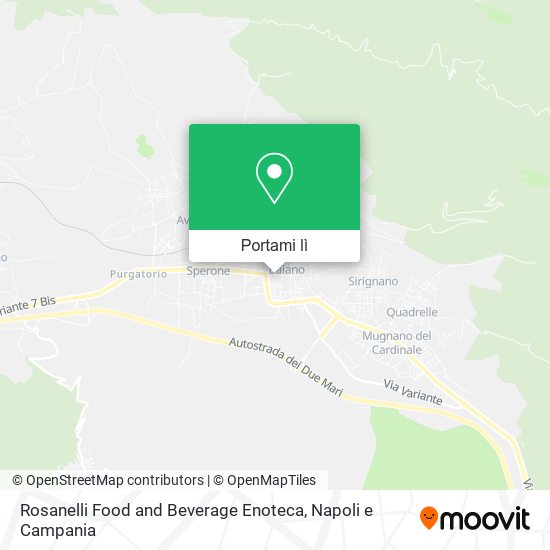 Mappa Rosanelli Food and Beverage Enoteca