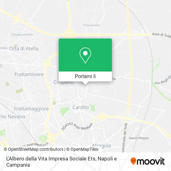 Mappa L'Albero della Vita Impresa Sociale Ets